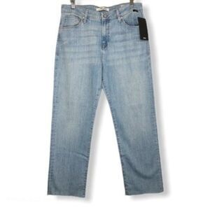 MAVI Niki Raw Hem Straight Crop Jeans 